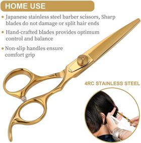 img 1 attached to Cutting Scissors Professional Stainless Hairdressing Hair Care