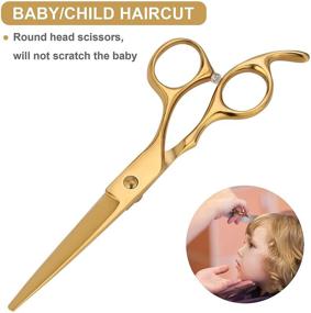 img 2 attached to Cutting Scissors Professional Stainless Hairdressing Hair Care