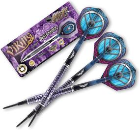 img 4 attached to 🎯 Shot! Darts Viking Shield Maiden 90% Tungsten Pro Throwing Darts Soft Tip Set - Expertly Crafted in New Zealand - Premium Dart Flights for Women & Men - High-Quality Plastic Tip Bar Darts for Adults