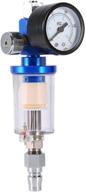 🔫 pneumatic spray gun with 1/4" air pressure regulator gauge, in-line oil water trap filter separator tool - yosoo logo
