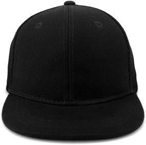 img 3 attached to 🧢 Shop Trendy Structured Flatbill Boys' Accessories and Hats at our Apparel Store!