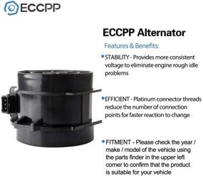 img 2 attached to 🧲 Датчик расхода воздуха ECCPP MAF для BMW 330Ci, 330i, 330xi, 530i, X5, Z3 - подходит для 2001-2006 гг., 3,0 л - Заменяет OE# 13621438871, 7410055 - 3 контакта