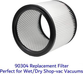 img 3 attached to High-Quality 90304 Replacement Cartridge Filter for Shop-vac 90350, 90304, 90333 - Ideal for 5 Gallon and Above Wet/Dry Vacuum Cleaners