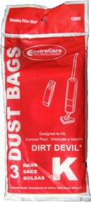 img 1 attached to 🧹 EnviroCare Replacement Vacuum Cleaner Dust Bags for Royal Dirt Devil Stick Vac Type K - Pack of 9 Bags