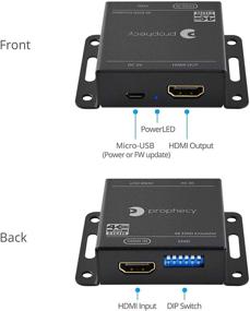 img 1 attached to 📺 gofanco Prophecy 4K EDID Emulator & Feeder – 17 Modes, Programmable EDID Copying & Management, Signal Boosting (4K @60Hz YUV 4:4:4, HDR, HDMI 2.0a, HDCP 2.2, 18Gbps, CEC Pass-Through)