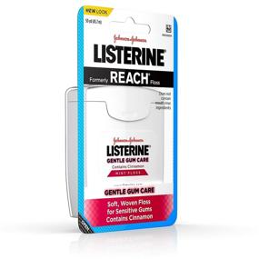 img 3 attached to 🦷 Gentle Gum Care Interdental Floss for Sensitive Gums by Listerine - Mint Flavor, 50 Yards - Improved Oral Care