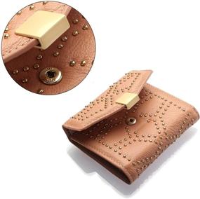 img 2 attached to Genuine Leather Studded Organizer Multipurpose