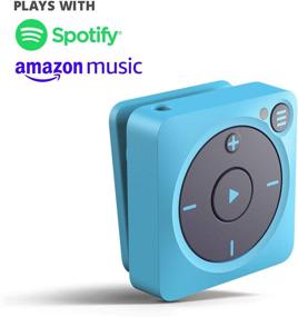 img 3 attached to Mighty Vibe Spotify and Amazon Music Player - Bluetooth & Wired Headphones - 1,000+ Song Storage - Phone-Free - Blue