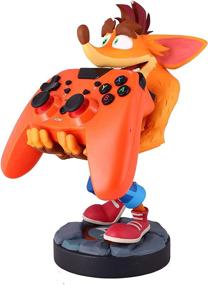 img 3 attached to 🦊 Quantum Crash Bandicoot Cable Guy Phone and Controller Holder by Exquisite Gaming - Ultimate SEO-Optimized Accessory