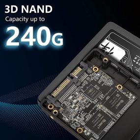 img 2 attached to 💡 Gloway 240 ГБ SSD SATA III 2,5-дюймовый твердотельный накопитель 3D NAND для ноутбука и настольного ПК