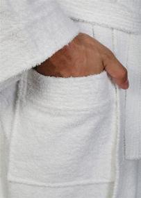 img 2 attached to 🛁 Luxurious Arus Kimono Bathrobe in Authentic Turkish Cotton: Ultimate Comfort and Style!