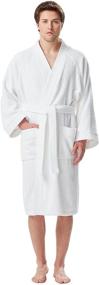 img 4 attached to 🛁 Luxurious Arus Kimono Bathrobe in Authentic Turkish Cotton: Ultimate Comfort and Style!