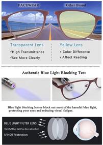 img 2 attached to 😎 Stylish FaceWear Cat Eye Reading Glasses for Women, Blue Light Blocking Readers 1036