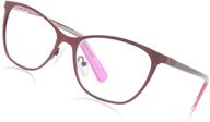 😎 stylish facewear cat eye reading glasses for women, blue light blocking readers 1036 logo