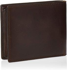 img 3 attached to Fossil Mens Bifold Wallet Brown