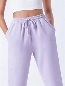 img 1 attached to MakeMeChic Women's Drawstring Waist Sweatpants - Casual Jogger Pants with Pocket for Enhanced Style and Comfort