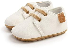 img 3 attached to Weixinbuy Girls Tassel Bowknots Moccasins & Boys' Shoes: Stylish Loafers