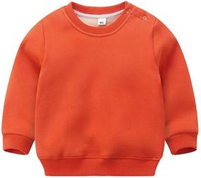 img 3 attached to Thermal Fleece Christmas Sweatshirts Pullover Apparel & Accessories Baby Boys and Clothing