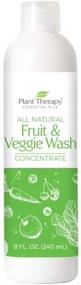 img 2 attached to Organic Fruit and Veggie Wash Concentrate 8 oz | Blue Bottle | Powered by Essential Oils | Vegan | Made in the USA