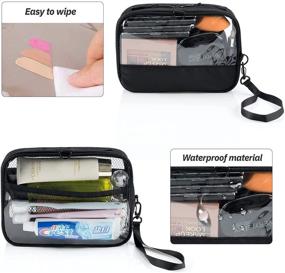 img 2 attached to 💦 Waterproof Cosmetic Organizer - Approved Toiletry Bag