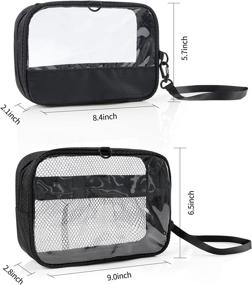 img 1 attached to 💦 Waterproof Cosmetic Organizer - Approved Toiletry Bag
