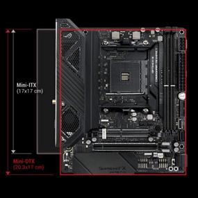 img 2 attached to Материнская плата для игр Asus ROG X570 Crosshair VIII Impact SFF - AMD AM4 Ryzen 3000, PCIe 4.0, WiFi 6, Intel LAN, SATA 6GB/s, USB 3.2 Gen 2, SO-DIMM.2, Aura Sync.