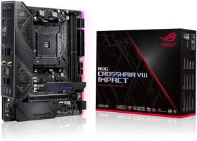 img 4 attached to Материнская плата для игр Asus ROG X570 Crosshair VIII Impact SFF - AMD AM4 Ryzen 3000, PCIe 4.0, WiFi 6, Intel LAN, SATA 6GB/s, USB 3.2 Gen 2, SO-DIMM.2, Aura Sync.