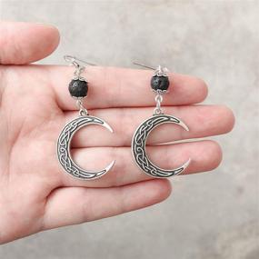 img 2 attached to 🌟 HAQUIL Viking Jewelry: Viking Amulet Alloy Drop Dangle Earrings for Women