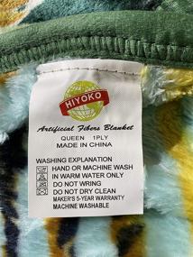 img 3 attached to Hiyoko Animal Tiger Blanket Safari