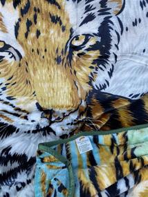 img 1 attached to Hiyoko Animal Tiger Blanket Safari
