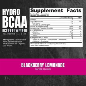 img 3 attached to 🍇 ProSupps® HydroBCAA®: Мощная Полный Спектр Матрица с 7г BCAA, 3г EAA, 0г Сахара и 0г Углеводов - Черная смородина Лимонад (30 порций)