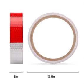 img 3 attached to X4Yard Waterproof Self Adhesive Tape Reflective Conspicuity Reflectante