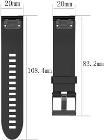 img 2 attached to QGHXO Garmin Fenix Silicone Replacement