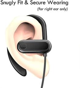 img 1 attached to 🎧 CGS09: Right Ear Single Earbud with Mic & Control for Safe Driving, Biking, Running, Gaming, Working