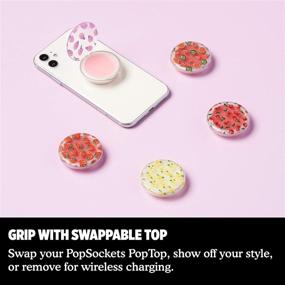 img 2 attached to 🍭 PopSockets Lip Balm PopGrip: Phone Grip и Stand, Складной, Заменяемый Верх, Вата В Карамели