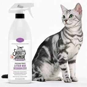 img 4 attached to 🐱 Skout’s Honor: Litter Box Deodorizer - Eradicate Surface and Airborne Odors - Ideal for Litter & Litter Boxes, Cat Beds, Scratch Posts & More - Leaves No Traces
