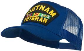 img 3 attached to E4Hats Vietnam Veteran Military Patched Outdoor Recreation for Climbing