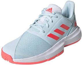 img 3 attached to 👟 Adidas Courtjam Tennis Black Unisex Girls' Shoes - Superior Performance and Style