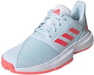 👟 adidas courtjam tennis black unisex girls' shoes - superior performance and style logo