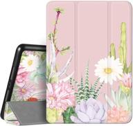 🌵 hi space ipad case with pencil holder - cactus pink floral - shockproof cover - ipad 9th 8th 7th gen - auto sleep wake - a2270 a2428 a2429 a2197 a2198 a2200 - 2021 2020 2019 logo
