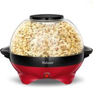 🍿 6-quart nonstick popcorn machine with electric stirring, quick-heat technology, and cool touch handles логотип