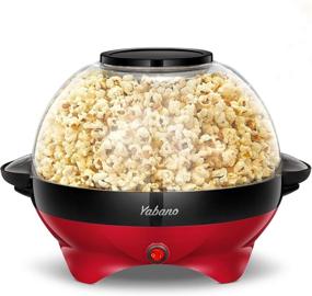 img 4 attached to 🍿 6-Quart Nonstick Popcorn Machine with Electric Stirring, Quick-Heat Technology, and Cool Touch Handles