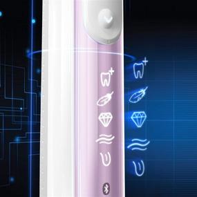 img 1 attached to Bluetooth-Enabled Sakura Pink Oral-B Genius 8000 Electric Toothbrush