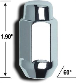 img 2 attached to 🦍 Gorilla Automotive 91107XLHT Extended Length Heat Treated Acorn Bulge Lug Nuts (14mm x 2.00 Thread Size)