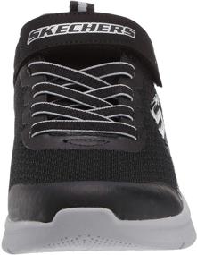 img 3 attached to Review: Skechers Unisex-Child Microspec-Gorza Sneaker - Comfortable and Stylish Footwear for Kids