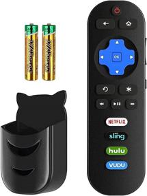 img 4 attached to TCL Roku TV Remote Control: RC280 Compatible with all TCL Roku Smart LED 4K TVs (32-75 Inch) - Includes Battery and Remote Holder