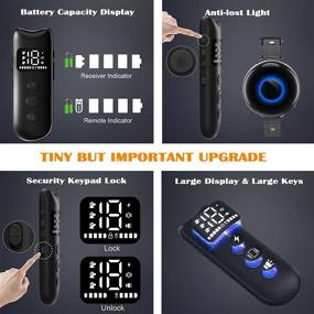 img 2 attached to 🐶 Rechargeable Dog Training Collar with Remote - 3 Modes: Beep, Vibration, Shock - Waterproof E-collar for Medium, Large, Small Dogs