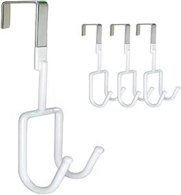 img 4 attached to 🚪 VESONNY Over Door Hooks: Exceptional Heavy Duty Storage Solution