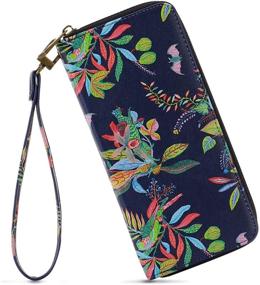 img 4 attached to Womens Wallets Organize with Removable Wristlet - Women's Handbags, Wallets, and More