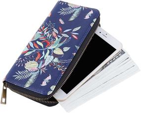 img 1 attached to Womens Wallets Organize with Removable Wristlet - Women's Handbags, Wallets, and More